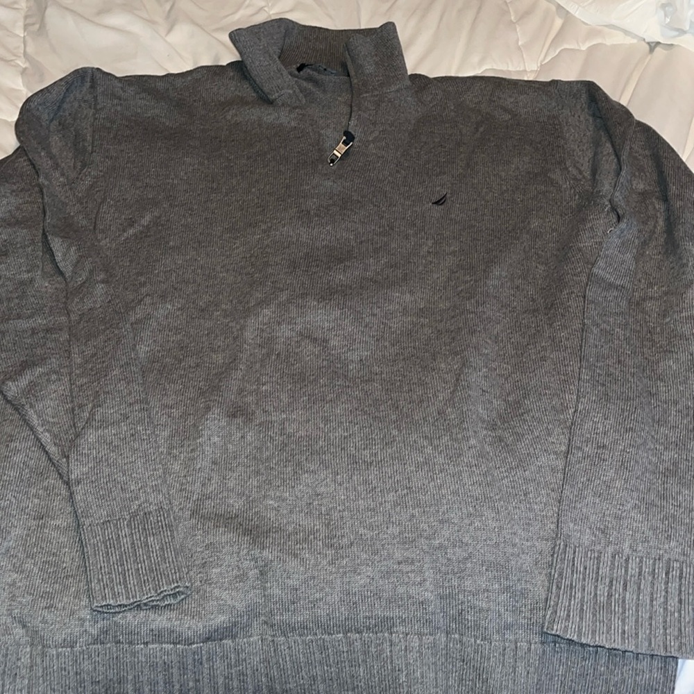 Nautica men’s 3/4 zip sweater